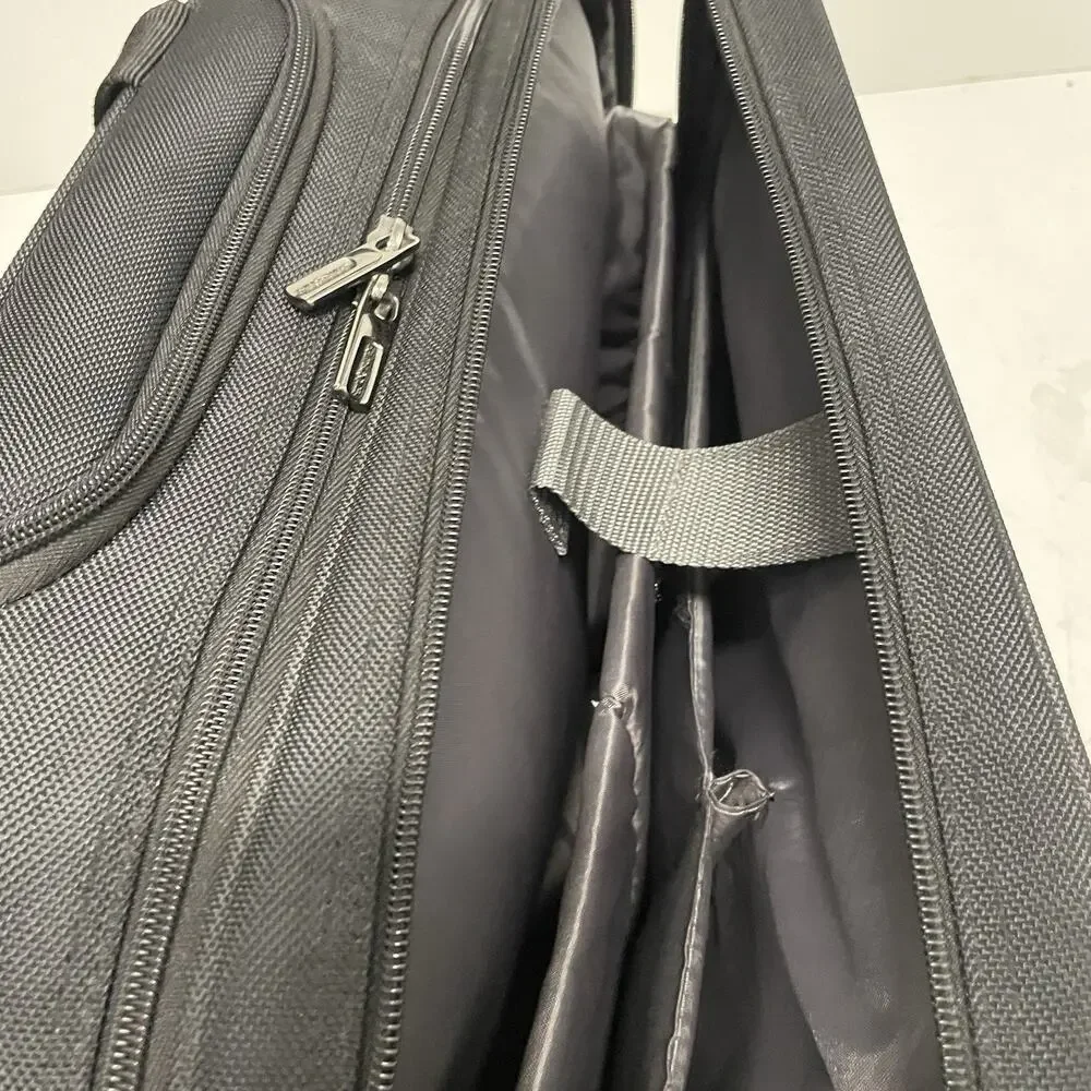 Samsonite Rolling Laptop Case Wheeled Business Travel Carry-On Briefcase Black